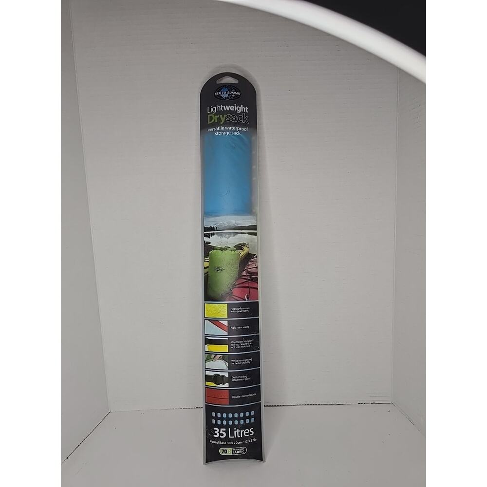 Sea To Summit Big River Waterproof Dry Bag 35L Blue Lightweight DrySack